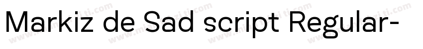 Markiz de Sad script Regular字体转换